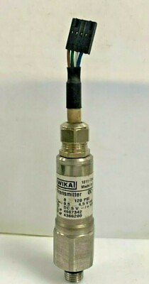 #ad WIKA OC 1 Ceramic Pressure Sensor P # 4366200 0 120 psi In DC5 V Out 0.5 4.5V