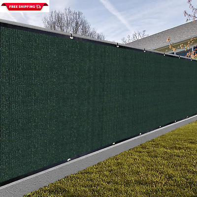 #ad Privacy Screen Fence 6#x27; X 50#x27; Dark Green Heavy Duty Dustproof Denoise Fencing Me
