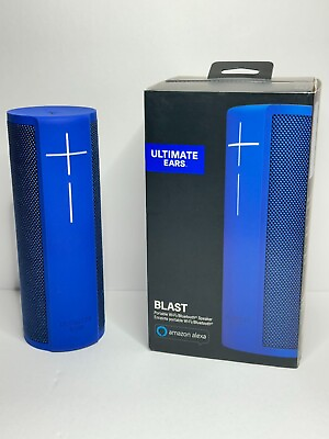 #ad Ultimate Ears BLAST Smart Portable Wi Fi and Bluetooth Speaker with Alexa Blue