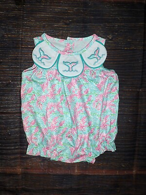 #ad NEW Boutique Mermaid Tail Baby Girls Romper Jumpsuit