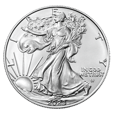 #ad 2023 1 oz American Silver Eagle $1 BU
