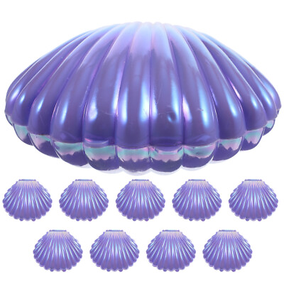 #ad Sea Shell Candy Boxes 10pcs Purple