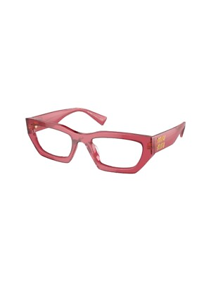 #ad Eyeglasses Brand Miumiu Model Vmu 03X Gold Crystal Pink 15Q101 Super