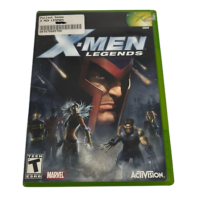 #ad Replacement Case amp; Manual X Men Legends XBOX Original NO DISC CASE ONLY
