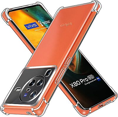 #ad Hot Phone Case Cover Shell Silicone TPU aransparent for Vivo X80 Pro X80