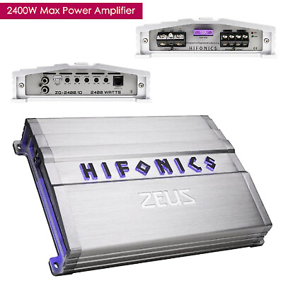 #ad Hifonics Zeus ZG 2400.1D 2400W Mono Subwoofer Class D Car Audio Amplifier Amp