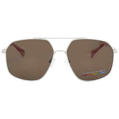 #ad Polaroid Core Polarized Bronze Pilot Unisex Sunglasses PLD 6173 S 010A SP 58