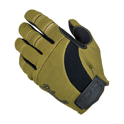 #ad Biltwell Moto Gloves Motorrad Handschuhe Olive Schwarz Beige Größe XL
