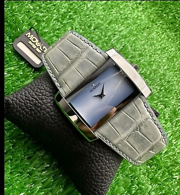 #ad Ultra Rare Unique Movado Eliro Swiss Watch Full Set