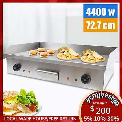 #ad 29quot; 3000W Commercial Electric Countertop Griddle Flat Top Grill Hot Plate BBQ $141.55