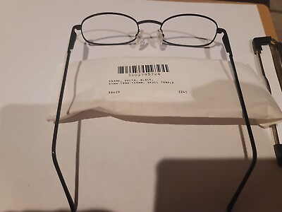 #ad 👓 Randolph Military delta frame RX Metal Eyeglass Frames Black👓