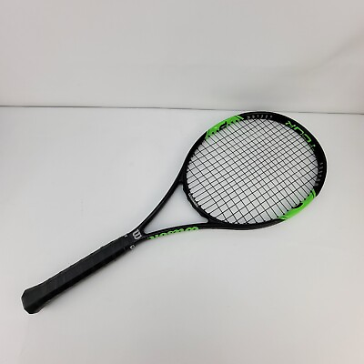 #ad Wilson BLX Tour 103 Tennis Racquet Racket 3 3 8quot; Grip Black Green w New Grip