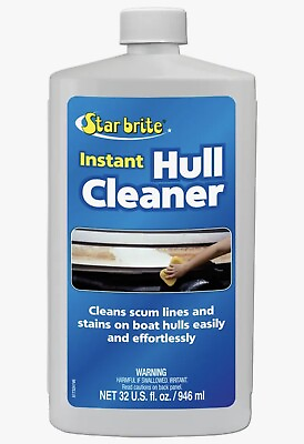 #ad 32oz Instant Hull Cleaner Star Brite 81732 Cleans Fish Blood Scum Line Rust