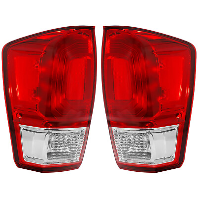 #ad For 2016 2021 Toyota Tacoma Tail Lights Stop Brake Light Left amp; Right Side Pair $62.99