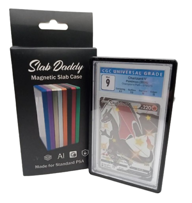 #ad Slab Daddy Magnetic Slab Case for graded cards Fits PSACGCCSGAGS