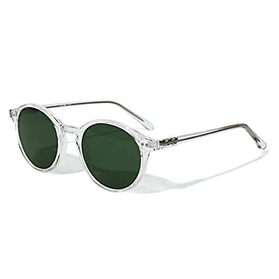 #ad Polarized Colored Sunglasses for Womens MensRetro Small Round FrameUV400 Pr...