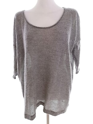 #ad Designers Remix Charlotte Eskildsen Size XS Grey Tunic Blouse Acrylic Sleeve 3