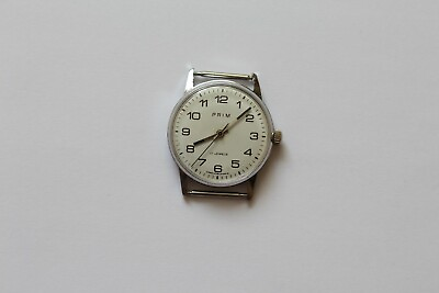 #ad PRIM 17J Unisex Mechanical Hand Winding Watch Uhr Reloj Montre Czechoslovakia