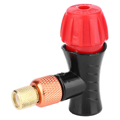 #ad 1 Pcs Aluminum Alloy CO2 Bike Inflator Valve Head Bicycle Tire Pump For Road And