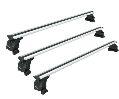 #ad For Nissan NV200 2009 Up 3Qty Roof Rack Cross Bars Fix Point Pro 6 Alu Silver $249.00