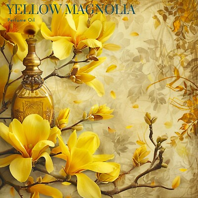 #ad Yellow Magnolia Perfume Oil Soliflore. Natural and Organic Handmade.