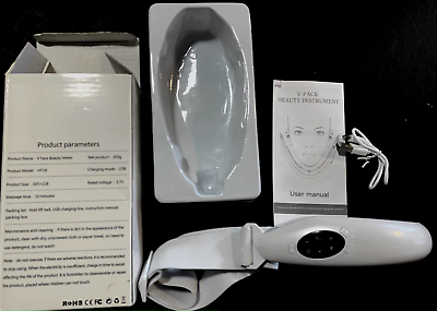 #ad EMS Vibration Electric V Face Shaping Massager for Double Chin Reduction