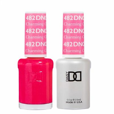 #ad DND Soak Off Gel Polish and Nail Lacquer 482 Charming Cherry