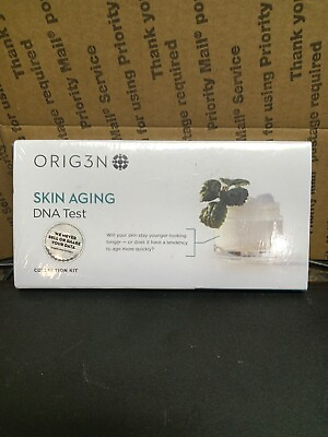 #ad ORIG3N SKIN AGING DNA TEST GENETIC COLLECTION KIT. NEW SEALED BOX