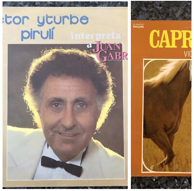 #ad VICTOR YTURBE 2 LPs “INTERPRETA A JUAN GABRIEL CAPRICHOSA” PHILIPS Free S $28.12