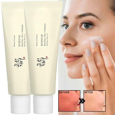 #ad 2x Beauty of Joseon Relief Sun: Rice Probiotics Facial Sunscreen 50ml SPF 50