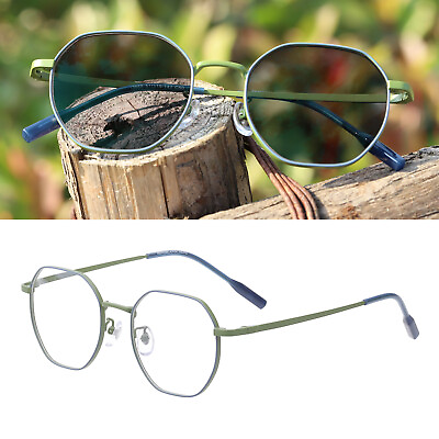 #ad Vintage Photochromic Grey Reading Glasses UV400 Sunglass Single Vision Readers $25.95
