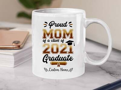 #ad Personalized Mug Proud Mom Of A 2021 Graduate Mug