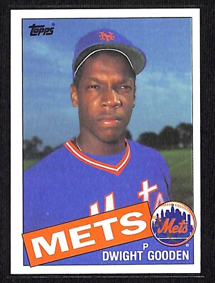 #ad 1985 Topps #620 Dwight Gooden Mets NM MT RC
