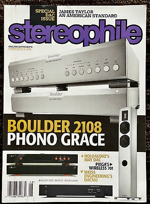 #ad Stereophile magazine August 2020 Read Piega Premium Wireless speaker review