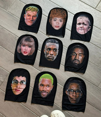 #ad Kanye West Travis Scott Drake Hip Hop Rapper Face Mask