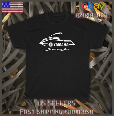 #ad Hot New Tee Shirt Yamaha Super Jet Logo T Shirt Size S 5XL