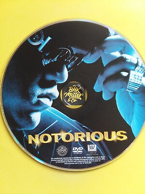 #ad Notorious DVD DISC SHOWN ONLY