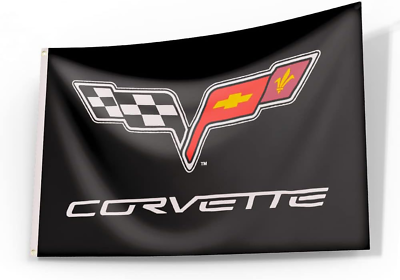 #ad GUO Corvette Flag Corvette Banner Chevrolet Corvette Racing Flags Chevrolet Corv