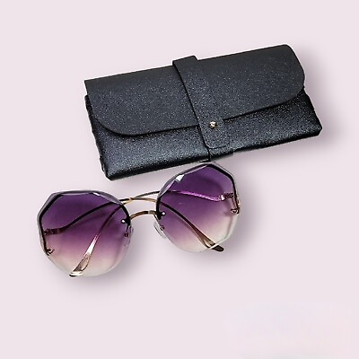 #ad Brand New Stylish Aviator sunglasses with soft case