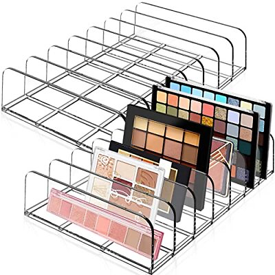 #ad 2 Pack Eyeshadow Palette Makeup Organizereyeshadow Storage Holderacrylic Cosmeti