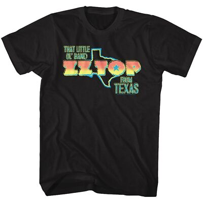 #ad Zz Top Texas Band Short Sleeve Adult T Shirt