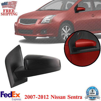#ad Power Side View Door Mirror Left Driver Side For 2007 2012 Nissan Sentra