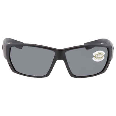 #ad Costa Del Mar TUNA ALLEY Gray Polarized Polycarbonate Men#x27;s Sunglasses TA 01 OGP