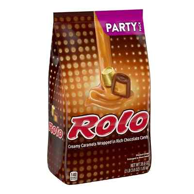 #ad Rolo® Rich Chocolate Caramel Candy Party Pack 35.6 oz Free Shipping