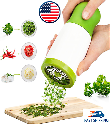#ad Herb Grinder Spice Vegetable Mill Shredder Chopper Parsley Cilantro Kitchen Tool