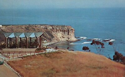#ad Postcard CA Rancho Palos Verdes Wayfarer#x27;s Chapel Chrome Vintage PC e6872