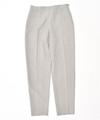 #ad BLUES CLUB Womens Slim Suit Trousers W26 L29 Grey Vintage OZ21 GBP 5.59