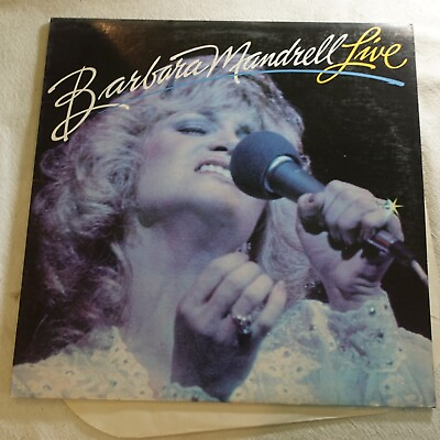 #ad Barbara Mandrell Live Record Album Vinyl LP