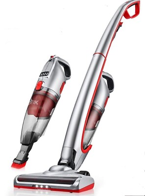 #ad Deik VC 1518 Lightweight Handheld Cordless Bagless 2 in 1 Stick Vacuum Cleaner