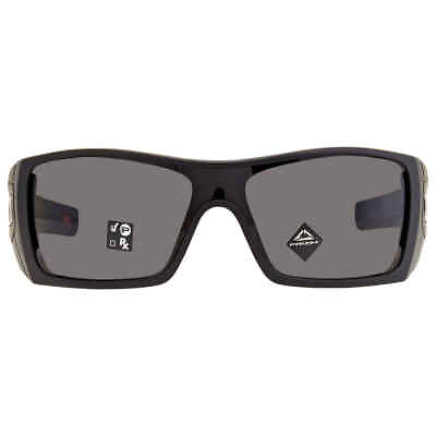 #ad Oakley Batwolf Prizm Grey Polarized Wrap Men#x27;s Sunglasses OO9101 910168 27